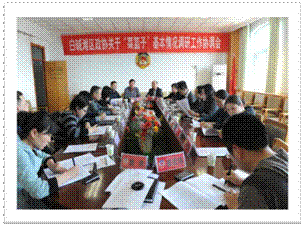 2013.3.22.白碱滩区政协召开“菜篮子”基本情况调研工作协调会